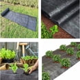 thumbnail image 3 of hostic Garden Weed Barrier Fabric Multi Size Heavy Duty Landscape Weed Blocking Plastic Roll Cloth Water Permeable 6FTx50FT, 3 of 5
