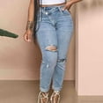 thumbnail image 2 of Bogo Cute Ripped Jeans For Women Baggy Casual Sale Women'S Fashion Clearance Pants Pants For Women Dressy Casual Plus Size Womens Trousers High Waisted Petite, 2 of 6