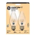 thumbnail image 2 of G E Lighting 18897 2-Pack 40-Watt Flame Light Bulb - Quantity 6, 2 of 2