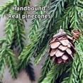 thumbnail image 5 of WTYYC 6 FT Norfolk Pine Garland, Christmas Green Artificial Real Touch Cedar Garland, Faux Cedar with Lights, for Table, Wall, Fireplace Indoor Outdoor Decor, 5 of 7