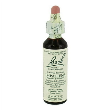 Bach Original Flower Essences For Naturally Occurring Nervous Tension, Impatiens, 20 Ml