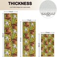 thumbnail image 4 of Green Highland Cow Sunflower Field Pattern Kitchen Rugs Sets Of 3,Kitchen Runner Rugs Non Skid Washable,Decorative Kitchen Floor Mats for Kitchen,Sink,Laundry,17"x30"+ 17"x47" + 17"x59", 4 of 6