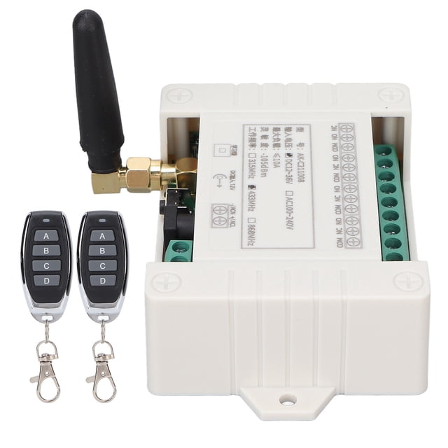 Commutateur à Distance Sans Fil RF, Demandez la Méthode de Démodulation Sans Fil RF Télécommande AK-C211008 pour Porte Électrique