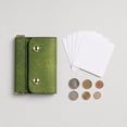 thumbnail image 5 of Compact Leather Trifold Wallet for Men - Slim Full Grain Leather Card Holder with Coin Pouch, 5 of 5