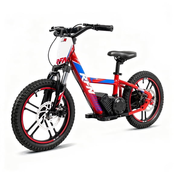 RFZ DNA16 Pro 24V Electric Dirt Bike for Kids Peak 500W Electric Off-Road Motorcycle with Spring Suspension and Disc Brake for Age 3-8