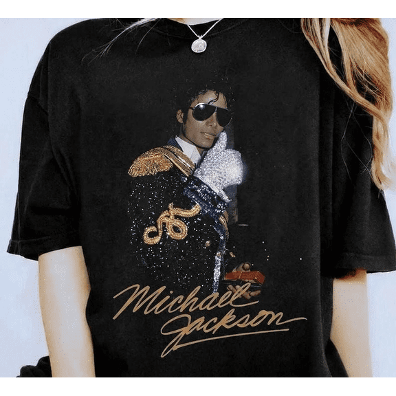 Mich.ael Jackson King of Pop 90s Music Graphic T-Shirt