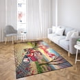 thumbnail image 4 of Be My Valentine's Boxer Truck Full of Love Flower Balloon Indoor Rug Boxers Dog Lover Gifts Idea Carpet Living Bed Room Sofa Home Decor - 02029, 4 of 5
