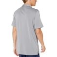 thumbnail image 3 of Adidas Golf Men's Plaid Polo, Grey Three, Large, 3 of 3