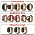 thumbnail image 4 of High quality Leather for Apple Watch Band  41/45mm Series7 6 5 4 3 Sport Bracelet 42mm 38mm Strap for iwatch6 SE Band 40mm 44mm (42 44 45 49MM,Orange Yellow), 4 of 7