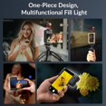 thumbnail image 3 of Lente macro APEXEL 15X con luz de relleno LED para iPhone y Android, 3 of 9