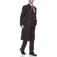 thumbnail image 4 of Adam Baker Men's Single Breasted Breasted Full Length Trench Coat All Year Round Raincoat, 4 of 5
