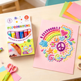 thumbnail image 4 of Popcorn Pens Puffy Paint Markers 3D Bubble Art Drawing Markers Magic Markers For DIY Crafts Greeting Cards Canvas Paper Art Projects Creative Handmade Decoration, 4 of 6