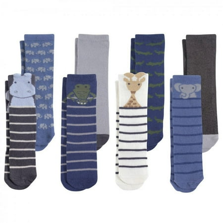 UPC: 0660168540581 | Hudson Baby Infant Boy Cotton Rich Knee-High Socks  Safari Boy  0-6 Months