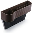 thumbnail image 2 of Organizador de espacio para asiento de automóvil, multifuncional con portavasos, caja de almacenamiento, NO SE AJUSTA a la consola central inferior al asiento (conductor marrón) BANYUO Hogar, 2 of 8