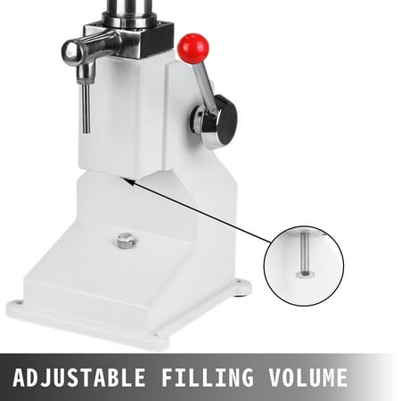 VEVOR A03 Liquid Filling Machine, Bottle Filler 5-50ml, Manual Liquid Filling Machine Stainless Steel, Bottle Filling Machine for Paste Cream Cosmetic