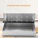 thumbnail image 4 of Caja De Ahumador Para Barbacoa, Ahumador De Acero Inoxidable De Gran Capacidad, Resistente A Altas Temperaturas, Caja Para Fumar Astillas De Madera Con Cepillo De Aceite De Silicona Noticed HA014200-00, 4 of 7