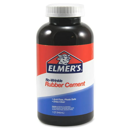Elmer's Rubber Cement, Repositionable, 1 qt