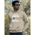 thumbnail image 2 of 4Th July All American Uncle Hoodie Men -Image by Shutterstock, Male 3X-Large, 2 of 4