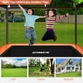 thumbnail image 5 of Gymax 6FT Recreational Kids Trampoline W/Swing Safety Enclosure Indoor/Outdoor Orange, 5 of 10