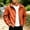 Orange, variant on Rain Jacket Men Waterproof, Lightweight Outerwear Zip Up, Elastic Cuffs, Drawstring Windbreaker Running Cycling Hiking Hooded Raincoat with Pockets