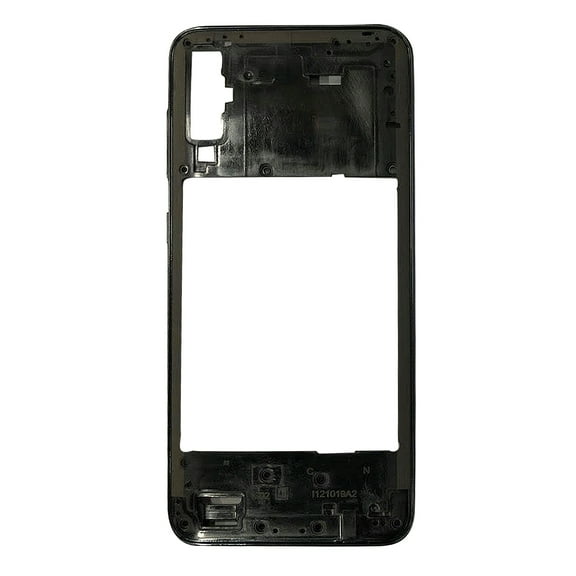 Replacement Rear Frame Chassis Assembly With Buttons Compatible With Samsung Galaxy A50 (SM-A505W) - Black