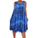 thumbnail image 4 of Vestido Estampado Chaleco Camiseta Vestido Corto Sin Mangas Mujer Ropa De Verano, Azul, S Inevent AP002136-41, 4 of 5