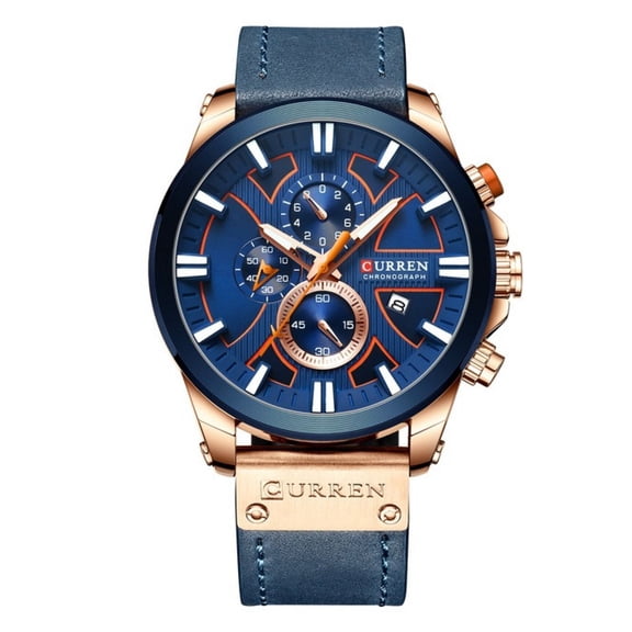 Reloj Curren KREC8303 azul Hombre Cuarzo