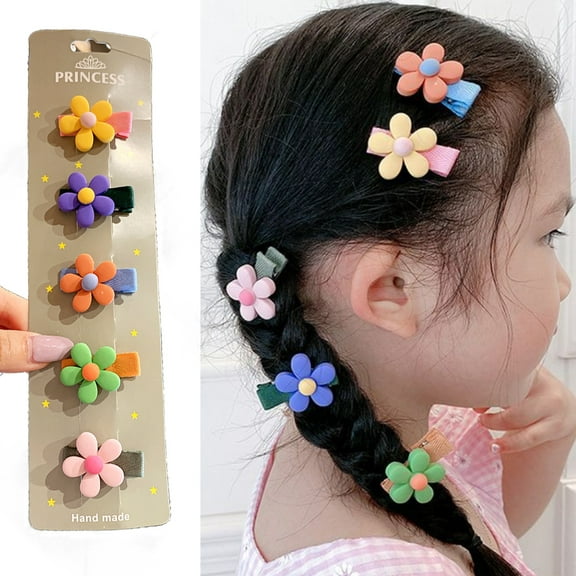 Hair Clips for Girls Women,5PCS Lined Alligator Clips with Cute Patterns, Handmade Hair Accessories for Baby Newborn Toddlers All Age Girls