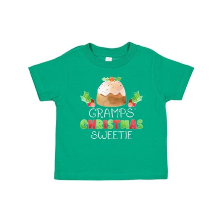 

Inktastic Gramps Christmas Sweetie with Holiday Cake and Holly Gift Baby Boy or Baby Girl T-Shirt