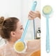 thumbnail image 1 of Cepillo de baño de mango largo de doble cara, azul claro, 1 of 5