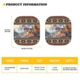 thumbnail image 6 of Renewold Southwestern American Tribal Wolf Car Windshield Sun Shade Set of 2 Foldable Front Windshield Sunshade Lightweight Sun Visor Universal Fit Most Vehicles, 6 of 6