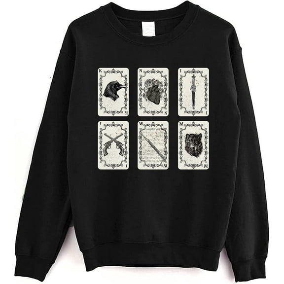 Six of Crows Sweatshirt - Ketterdam Kaz Brekker Inej Ghafa Nina Zenik Jesper Fahey Matthias Sweater