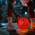 thumbnail image 5 of SYNCFUN Glow in The Dark Basketball Light Up Led Basketball Gifts for Teen Boy Glowing Red Cool Basket Ball Kids Outdoor Sports Ball Toy for Boys Ages 3 Old and up, Official Size 7, 5 of 10