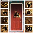 thumbnail image 2 of SHINOPUMP Halloween Luz De La Puerta Delantera , Signo De Bienvenida Fantasma Colgar La Etiqueta , Espeluznante Colgante Bruja Casa Embrujada Frente A La, 2 of 4