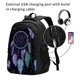 thumbnail image 2 of Balery Dreamcatcher With Colorful Feathers Mochila con carga USB para hombre y mujer - Mochila impermeable y antirrobo para portátil con puerto USB para viajes, trabajo, estudios y universidad, 2 of 7