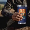 thumbnail image 6 of 50th Birthday Gifts for Him, Her - 1975 50th Birthday Decorations - Funny 50 Year Old Gifts for Men, Women, Dad, Husband, Mom, Wife - Cool Turning 50 Ideas - 20oz Navy Tumbler Cup Gift Box, 6 of 6