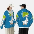thumbnail image 6 of Kll Goose Holding An Umbrella Print Men'S Women’s Upf 50+ Sun Protection Outdoor Hoodie Jacket Long Sleeve Fishing Hiking Performance Shirt- 3x-Large, 6 of 8