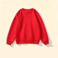 thumbnail image 4 of Abcomgle Long Sleeve Shirts for Boys 7-8 Crewneck Winter Shirts for Boys Soft Basic Boys Tops Loose Solid Boys Tee Tops, 4 of 5