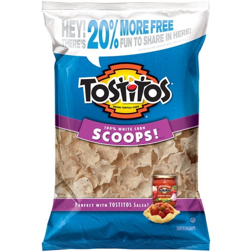 Frito Lay Tostitos Scoops! Tortilla Chips, 12 Oz - Walmart.com