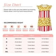 thumbnail image 5 of Lafuoo Popcorn Pattern Girls' Small Flying Sleeve Nightdress, Suitable for Girls' Round Neck Pajamas and Robes-XX-Large, 5 of 9