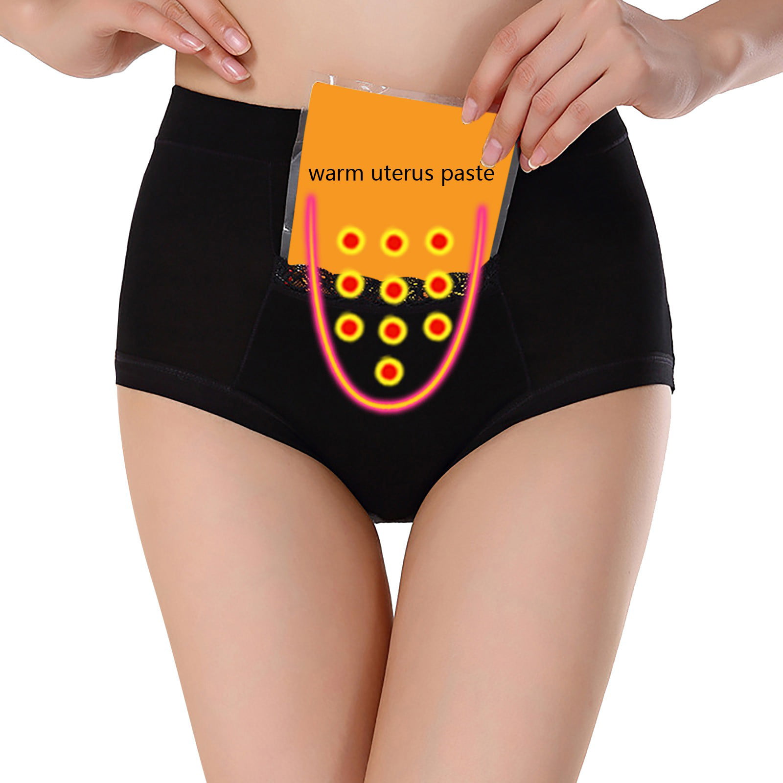 Baqcunre Women Plus Size Menstrual Period Bamboo Fiber Pocket Warm High  Waist Anti-Side Leakage Underwear Womens Clothes Period Underwear Panties  for Women Womens Underwear,Pink,4Xl 