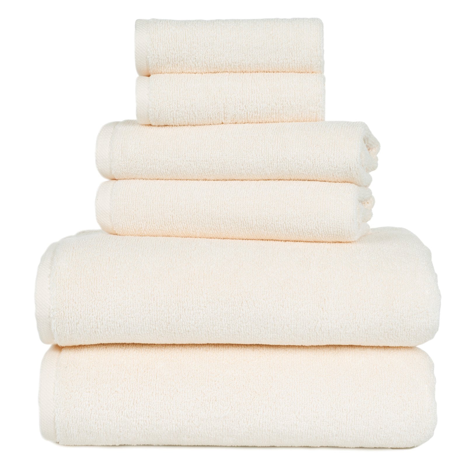 Taupe Lavish Home Rio 8 Piece 100 Cotton Towel Set 
