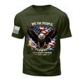 thumbnail image 4 of mgoYE USA 250th Anniversary Shirt Special Patriotic T-Shirts USA Flag Eagle Print Tee Short Sleeve Shirt Men Tops AG 2XL, 4 of 6