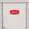 thumbnail image 7 of Signs ByLITA Fancy Employee Entrance Only Sign with Adhesive Tape, Mounts On Any Surface (Black/Silver) - Small, 7 of 7