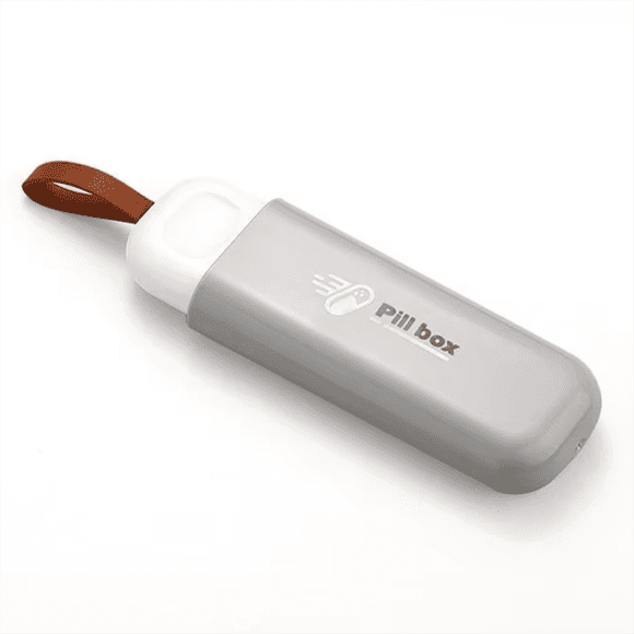 3 Compartment Pill Box - Portable Medicine Organizer, Moisture-Proof Travel Pill Holder for Pocket B