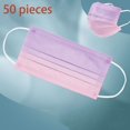 thumbnail image 1 of Net Red La misma mascarilla desechable de rubor en polvo con tres capas de embalaje independiente fundido Summer (Dream Purple), 1 of 4