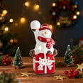 thumbnail image 6 of Horivan Ceramic Christmas House Ornament Desktop Decor Festive Party Centerpiece Holiday Tabletop Display Gift for Home Holiday Season, 6 of 6