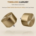 2 Pack Brcurtain Rod 34 To 124 Inch Brushed Warm 1
