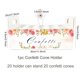 thumbnail image 1 of Soporte de conos de confeti para decoración de boda, caja de soporte de cono Kraft, bandeja de boda, decoración de boda, conos de papel Natural, 1 of 4