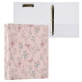thumbnail image 6 of Three Ring Binder Floral Vine Bow 1.5 Inch Round Binder D-Rings for Office Supplies and More, 6 of 10